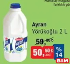 YÖRÜKOĞLU AYRAN 2 L YÖRÜKOĞLU AYRAN 2 L
